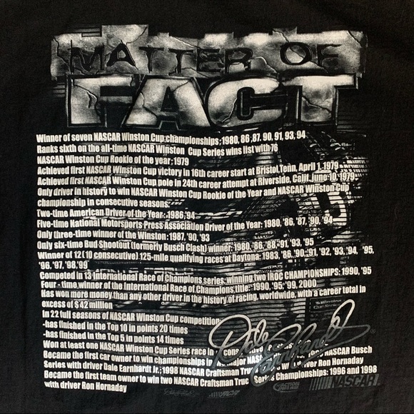 Vintage Dale Earnhardt Winston Cup Champion shirt - Picture 7 of 10